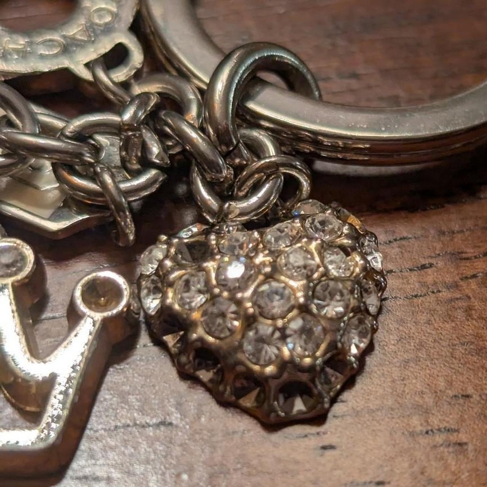 Vintage Y2K Coach Silver Keychain - Picture 7 of 9
